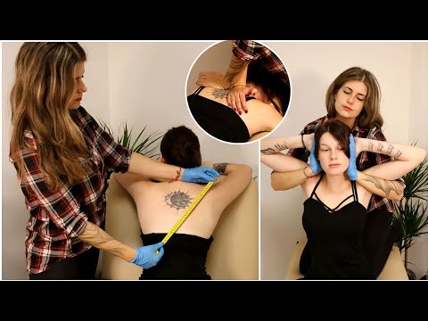 ASMR Chiropractic Adjustment *Intense CRACKS* Back Exam & Massage | Real Person Roleplay