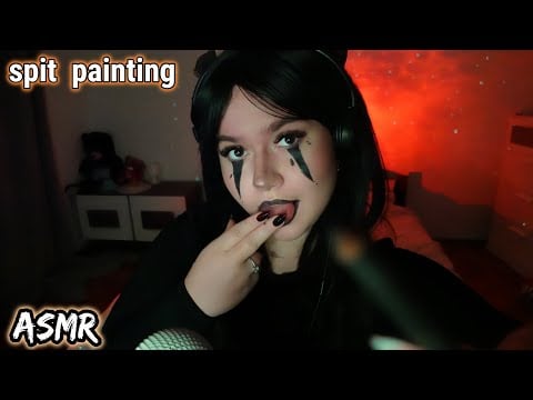 ASMR spit painting you into my spooky twin 👻👯‍♀️