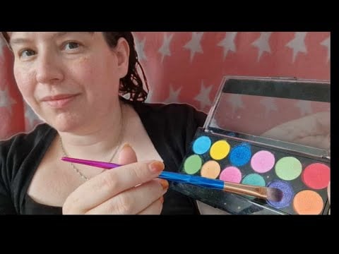 #asmr Let me do your eye make up ......   This video is for people who want to fall asleep FAST