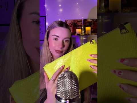 ASMR bag tapping 💛✨     #asmrtapping #asmrtriggers #relax