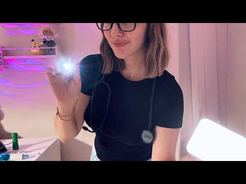 ASMR Most Relaxing Cranial Nerve Exam 🧠 Soft Spoken Medical Roleplay for DEEP Sleep