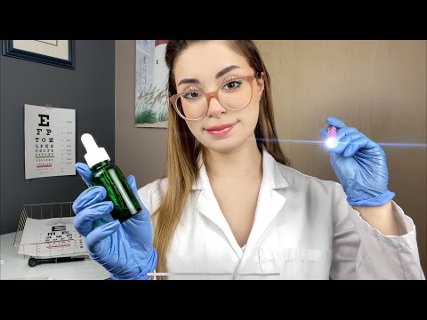 ASMR DETAILED Cranial Nerve Exam FAST Medical Doctor Roleplay, Eye Exam, Light, Hearing Test