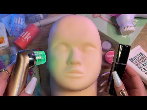 ASMR Skincare Treatment on Mannequin