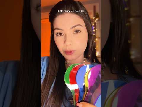 Asmr teste rápido de visão #asmr #asmrluz #asmrexam #oftalmologia #asmrchill