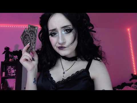 ASMR ✞ Goth girl with an attitude ignores you
