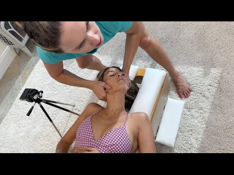 MEGA CRACKS Relaxed Her Whole Body HEAD To FOOT
