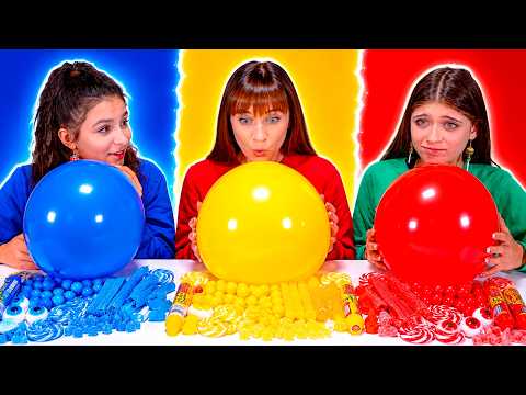 ASMR Food  Challenges Party | Red Candy Race | Best Compilation