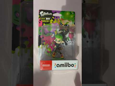 ASMR Tapping On An Inkling Boy Amiibo Box #ASMR #Shorts