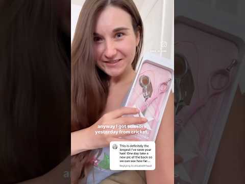 About hair trimming) #longhaircare #haircare  #ingashasmr