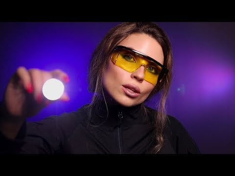 ASMR TSA Pat Down & Medical Checkup | Space Station Sci-Fi ASMR