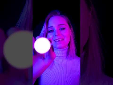 ASMR | TRACING your face with LIGHTS and INAUDIBLE WHISPERS