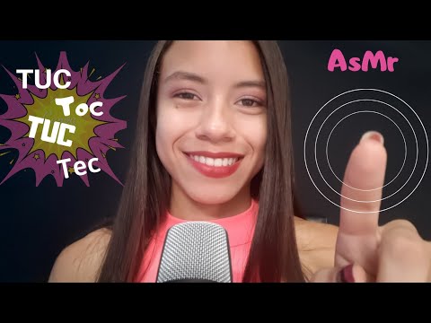 (ASMR PORTUGUÊS)Camera Brushing| Toques na Tela + Sons de Boca- Soft Spoken and Whispers