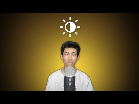 ASMR, but it get's darker and darker so you can sleep.