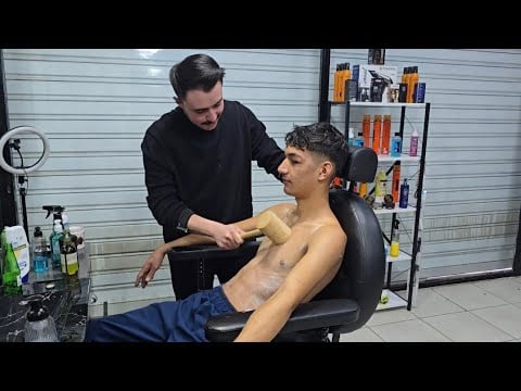 ASMR Massage / Skin Care / Body Massage from Turkish Barber