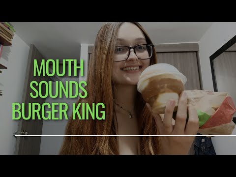 ASMR COLOMBIANO // MOUTH 👄 SOUNDS AL ESTILO BURGER KING 👑