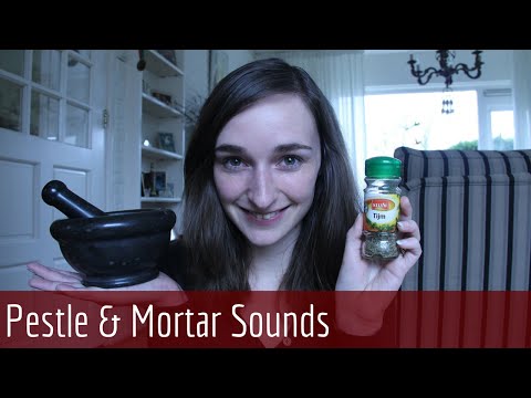 ASMR Sound Mixture - Crushing, Grinding & Mixing Herbs