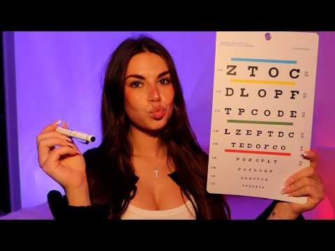 ASMR Soft Spoken Eye Exam