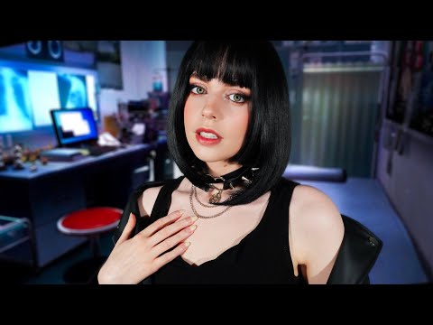 ASMR The Strange Goth Doctor Is Obsessed With You 💉 Cranial Nerve Exam, Allergy Test, Medical Exam