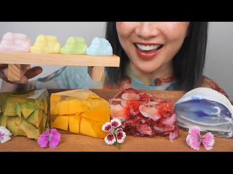 JELLO CAKE (ASMR EATING SOUNDS) NO TALKING | SAS-ASMR