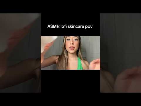 ASMR Doing Your Skincare  #asmrshorts #asmr #shorts #asmrskincare #skincare