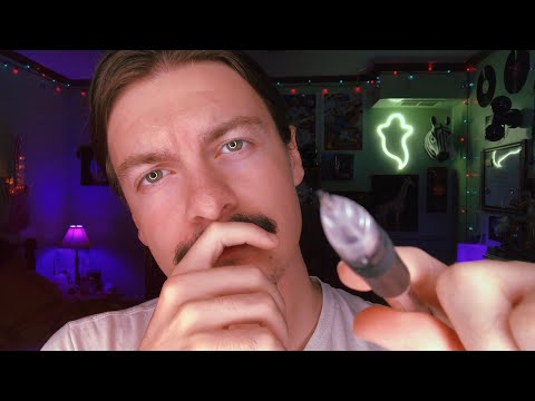 [ASMR] Playing Tic-Tac-Toe on Your Face | Aggressive Writing Sounds | Visual ASMR Triggers | RV