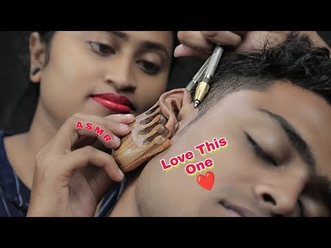 How To Relax Yourself By A Female Barber ASMR | Barber Girl Neck Crack