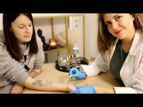 ASMR Skin Check [Real Person] Tingly Allergie Test zum Einschlafen (deutsch german)