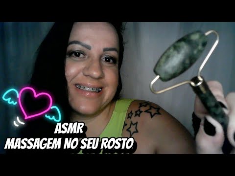 ASMR-MASSAGEM NO SEU ROSTO #rumo2k #asmr #asmrportuguês #sonsdeboca