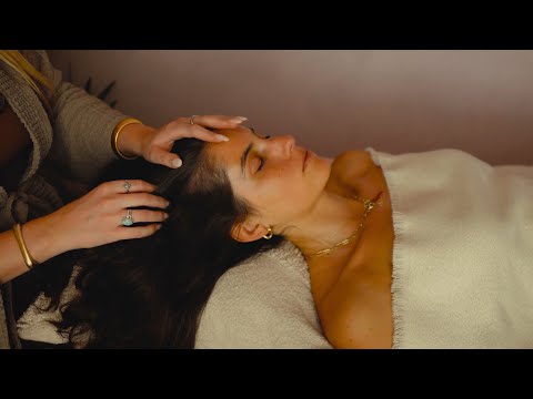 ASMR 😴 relieving soft touch massage (with music option)