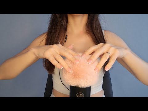 ASMR Brain Massage With Fluffy Mic Cover at 100% Intensity (No Talking)