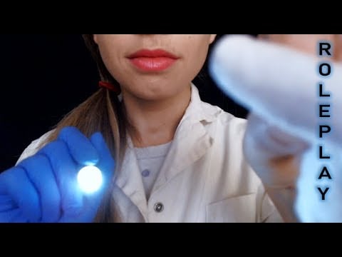 [ASMR français] Roleplay Médecin Urgentiste - Latex Gloves, doctor exam