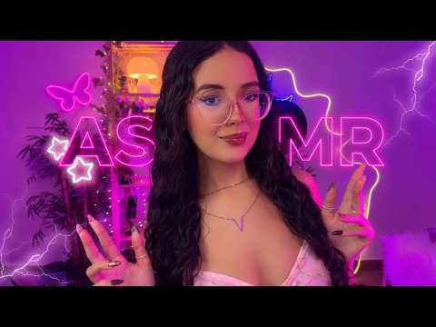 ASMR NO ESCURINHO PARA QUEM PRECISA DORMIR AGORA 😴 | mouth sounds, plucking... 🌙
