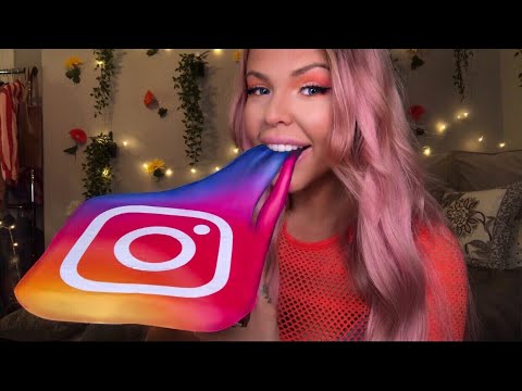 ASMR EDIBLE INSTAGRAM APP EATING SHOW (PRANK) MUKBANG 먹방 HUNNIBEE ASMR