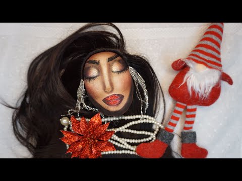 ASMR Maquiando BATATA pro NATAL | Sem Anuncio no MEIO #Sussurros