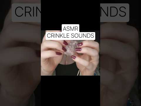 ASMR CRINKLE SOUNDS #asmr #lofiasmr #asmrcrinklesounds #asmrcrinkles #tingles
