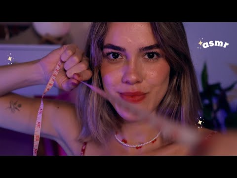 ASMR | ANALISANDO SEU ROSTO BEM DE PERTINHO 🫢👀 | voz suave e relaxamento