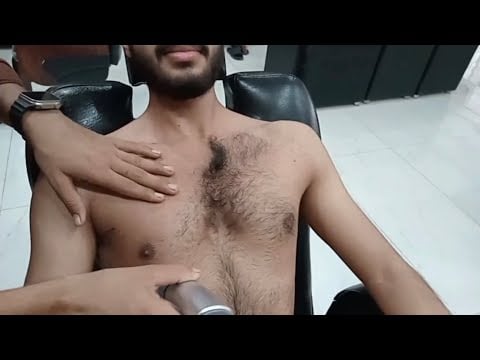 Hairy Chest Massage SHAVED ASMR Video 💈| COMPILATION CHEST VIDEOS |
