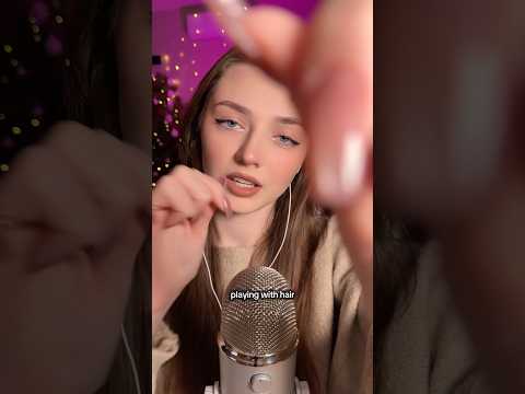 Playing with hair #asmr #asmrsounds #asmrrelax #asmrtingles #asmrwhispers #asmrsleep #relax #tingles