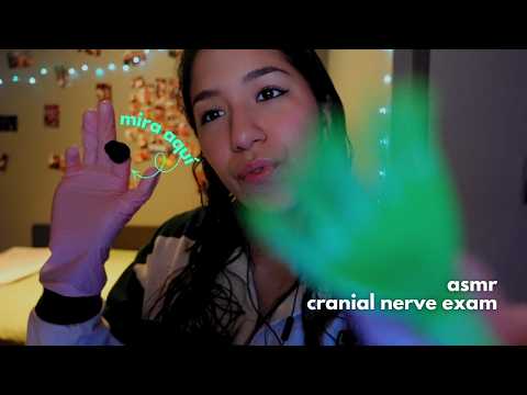ASMR Cranial Nerve Exam | Cosquillas en mis Instrucciones 🤤✨