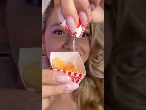 CHICKEN BUBBLEGUM?👀🍗 yes please!🤩 #asmr