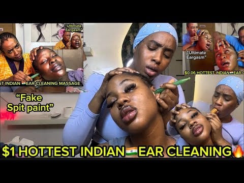 ASMR✨INDOOR STREET INDIAN🇮🇳HEAD& EAR INTENSE MASSAGE,SUSAN 1.0 & SUSAN 2.0 