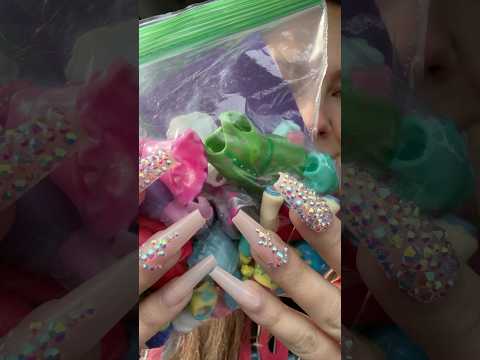 Polly Pocket Crinkles for TINGLES #asmr #tingles #crinklesounds #bestlifebybrooke #nostalgia #nails