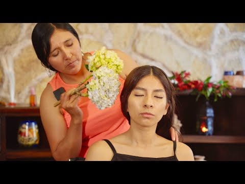 Esperanza's soft spoken relaxation massage & energy cleansing for ASMR tingles, stress & anxiety