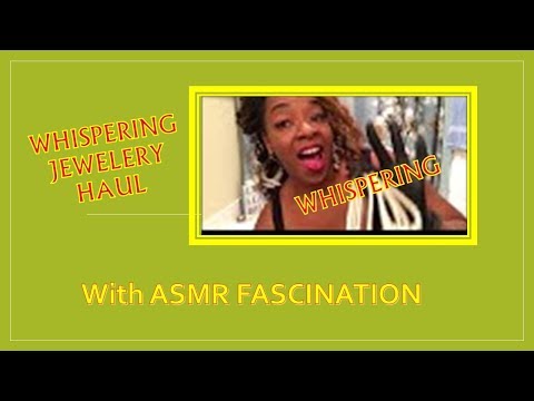 ASMR - BLK LATEX GLOVE -BEST ASMR -JEWELRY SHOW AND TELL