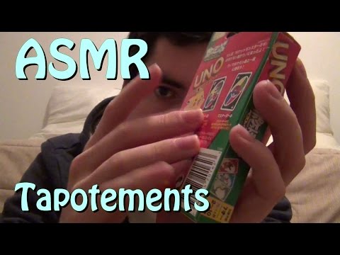 Tapotements rapides du Uno Pokemon [ ASMR ]