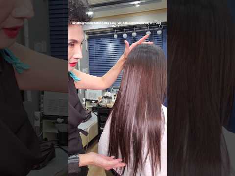 Hair Straightening ASMR | Silky Long Hair, A Beautiful Beginning of Trust | Part 2