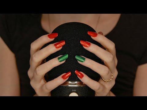 ASMR Intense Microphone Scratching w/ Long Nails