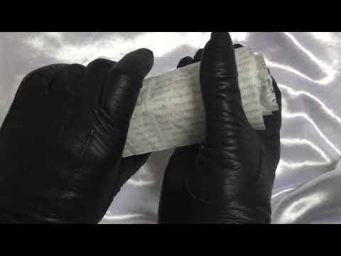 LEATHER GLOVES 👉  PAPER 📃 🖤  CRACKLING  &  RIPPING 😴 [[ASMR]]