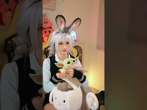 Grogu help Streaming！！ #gamergirl #easter #grogu #anime #zootopia #judyhopps