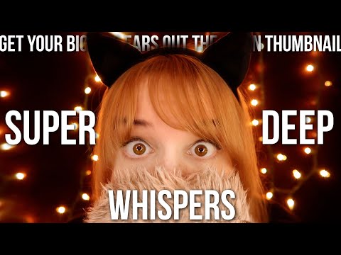 ASMR 😻 SUPER DEEP (in your ear) & CLOSE WHISPERS & BRAIN MASSAGE & RANDOM TRIGGERS 😻